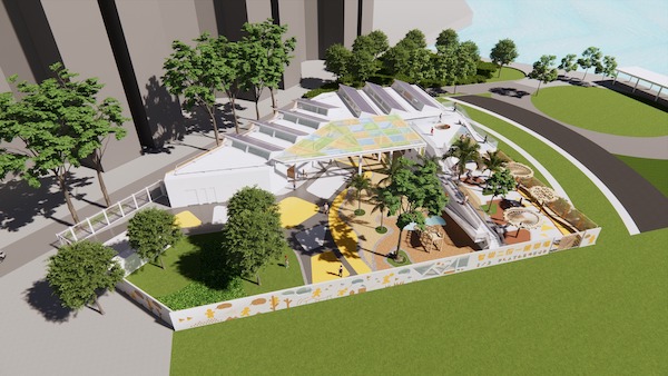 智樂二份一遊樂場@紅磡都市公園的預想設計立體圖。