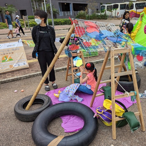 「呢間屋我起嘅」小屋的款式佈局由小朋友親自構思和建設，別具歸屬感。