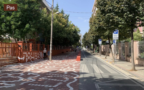 In the Tirana School Streets initiative by Mr Simon Battisti, safe places are provided for students to travel to and from school and addresses the lack of open space for recreation.
