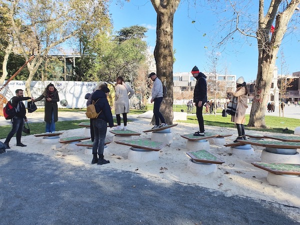 Tophane Park Playground in Istanbul is created for people of all ages, groups, and backgrounds. It is not a fenced-off area where parents are watching from distance, it is for everyone, open to those who are not afraid to get involved!