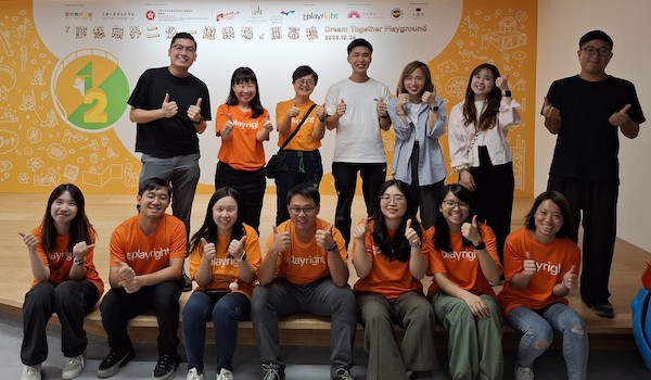 2025年10月24日的開幕禮留影，一眾同事為智樂人的團隊精神豎起大拇指！