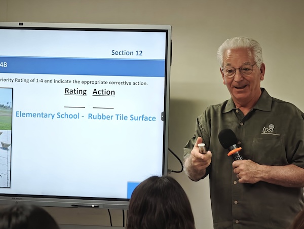 The Certified Playground Safety Inspector (CPSI) Certification Program, offered by Anne Marden Playright Academy, was instructed in person by the internationally renowned expert, Mr Kenneth S. Kutska, Executive Director of International Playground Safety Institute (IPSI).