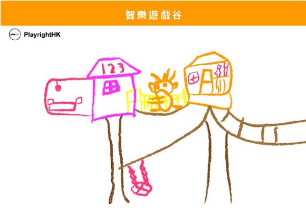 另一個變成真實的QQ 卡點子是為樹屋，真實立體版也可攀爬嗎？歡迎前來體驗一下！