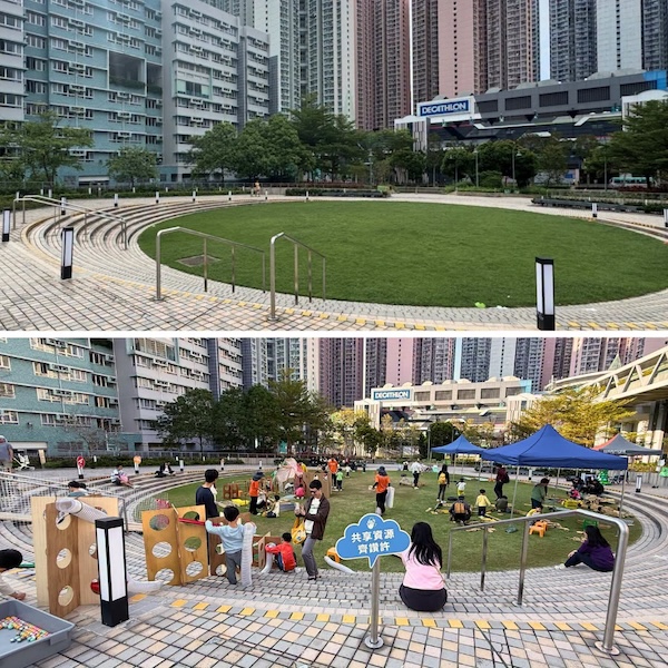 位於西貢區的唐明街公園成為遊戲基地後，展現妥善運用公共空間有助促成社區和諧。